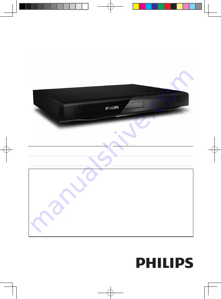 Philips DVP2800 User Manual Download Page 1