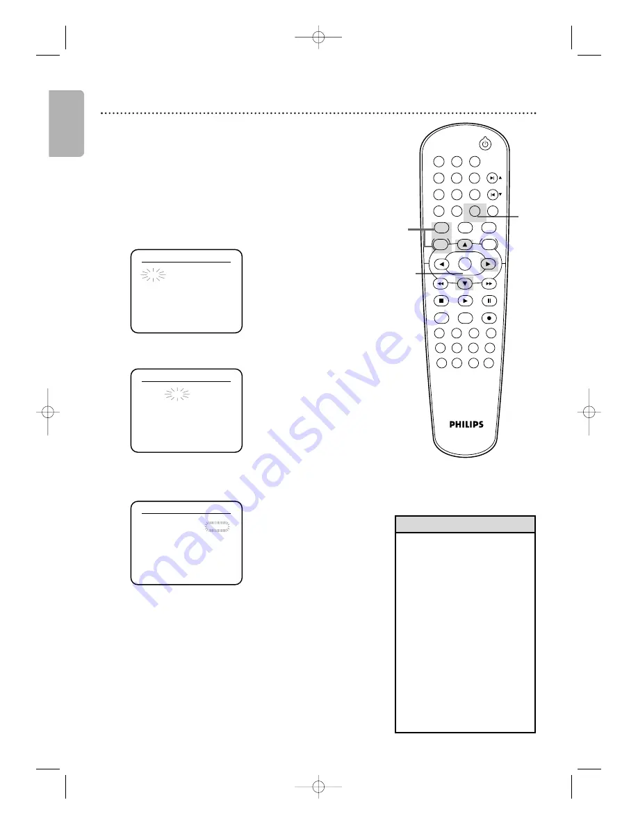 Philips DVP3050V Скачать руководство пользователя страница 22