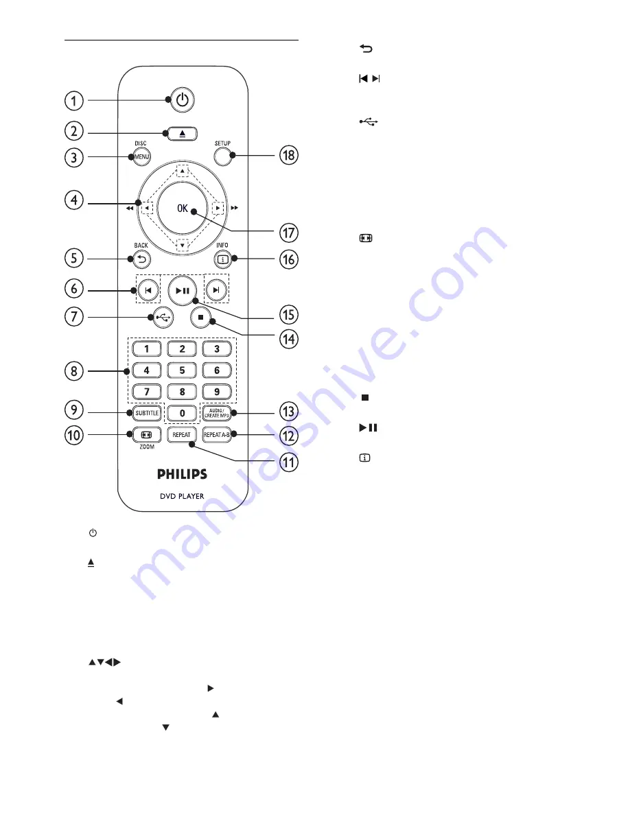 Philips DVP3354/12 Скачать руководство пользователя страница 6