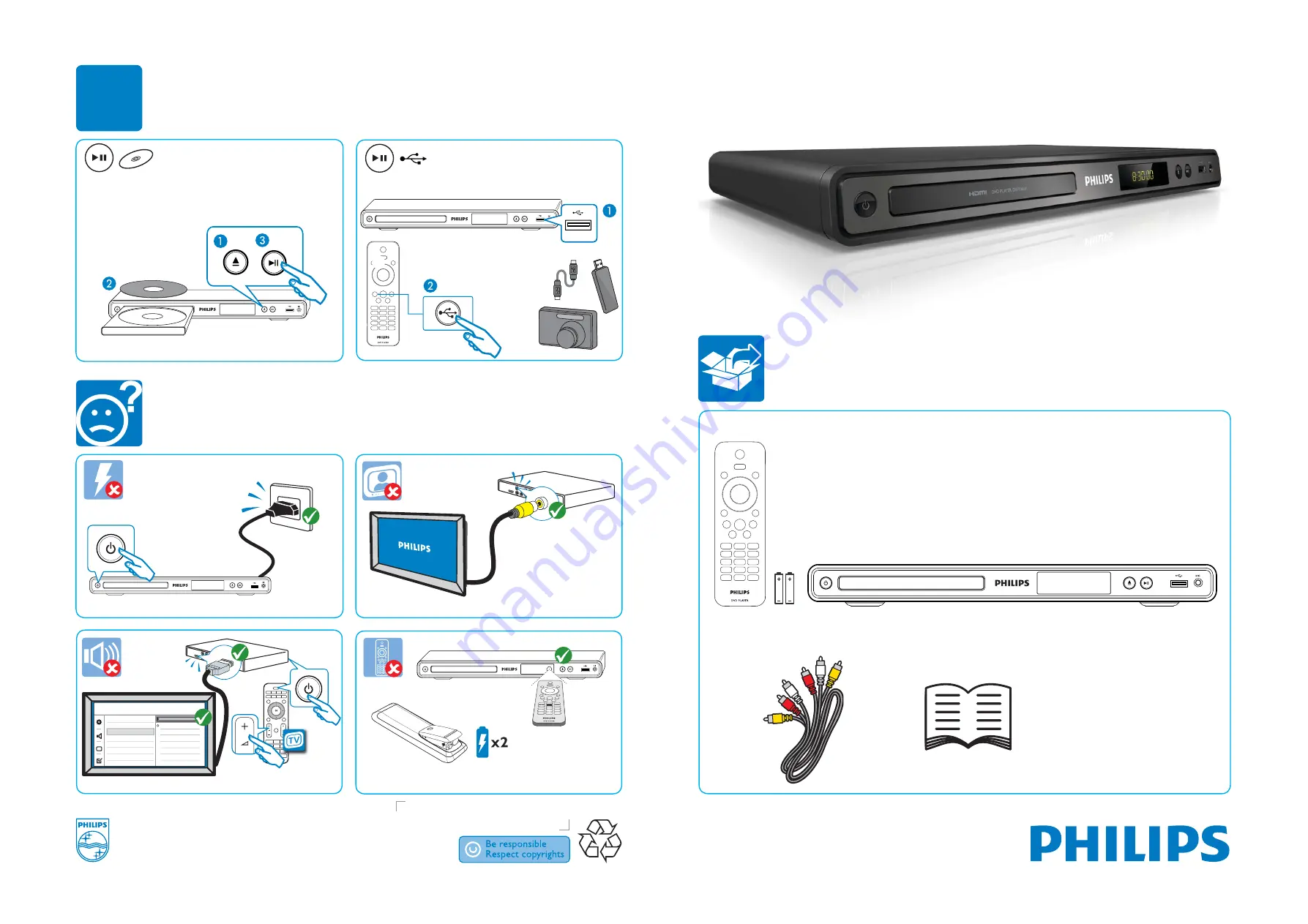 Philips DVP3366K Скачать руководство пользователя страница 6