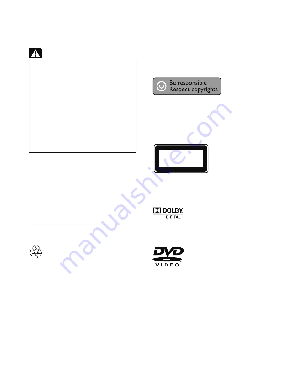 Philips DVP3516 User Manual Download Page 3