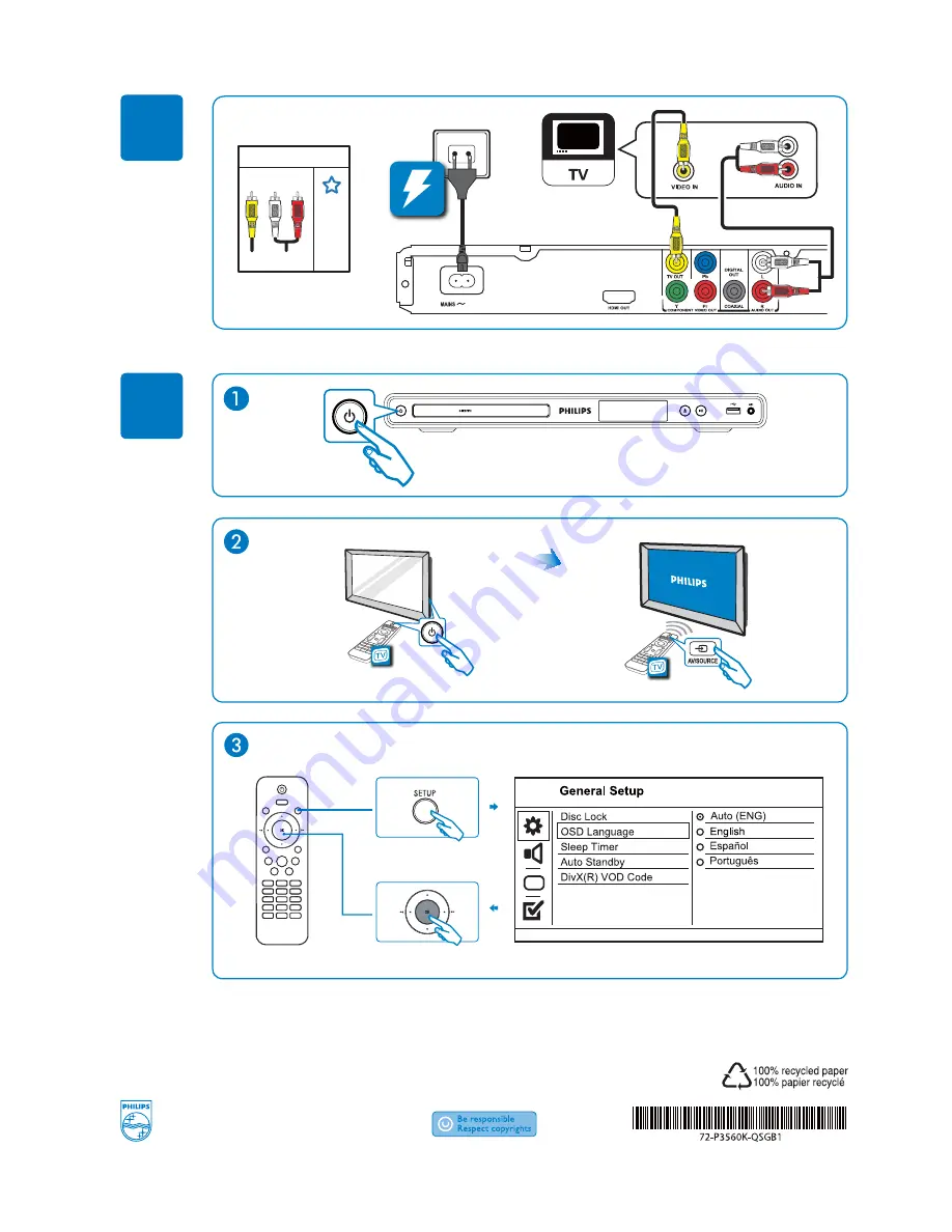 Philips DVP3560K Service Manual Download Page 7