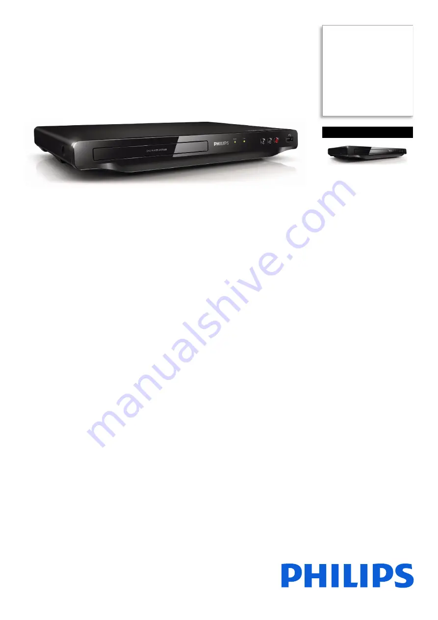 Philips DVP3608 Specifications Download Page 1