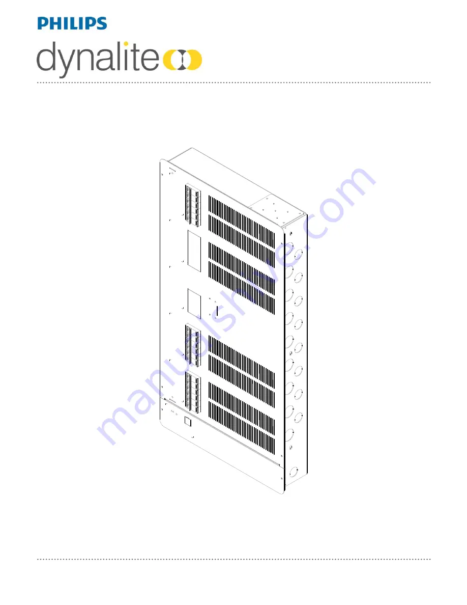 Philips DYNALITE DMC4 Installation Instructions Manual Download Page 1