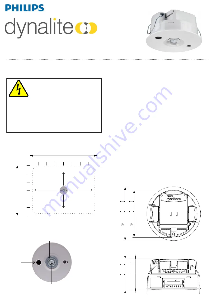 Philips Dynalite DUS360CR Quick Start Manual Download Page 1