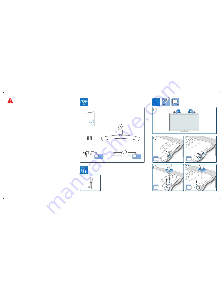 Philips Easy Bracket STS1000/00 Quick Start Download Page 2