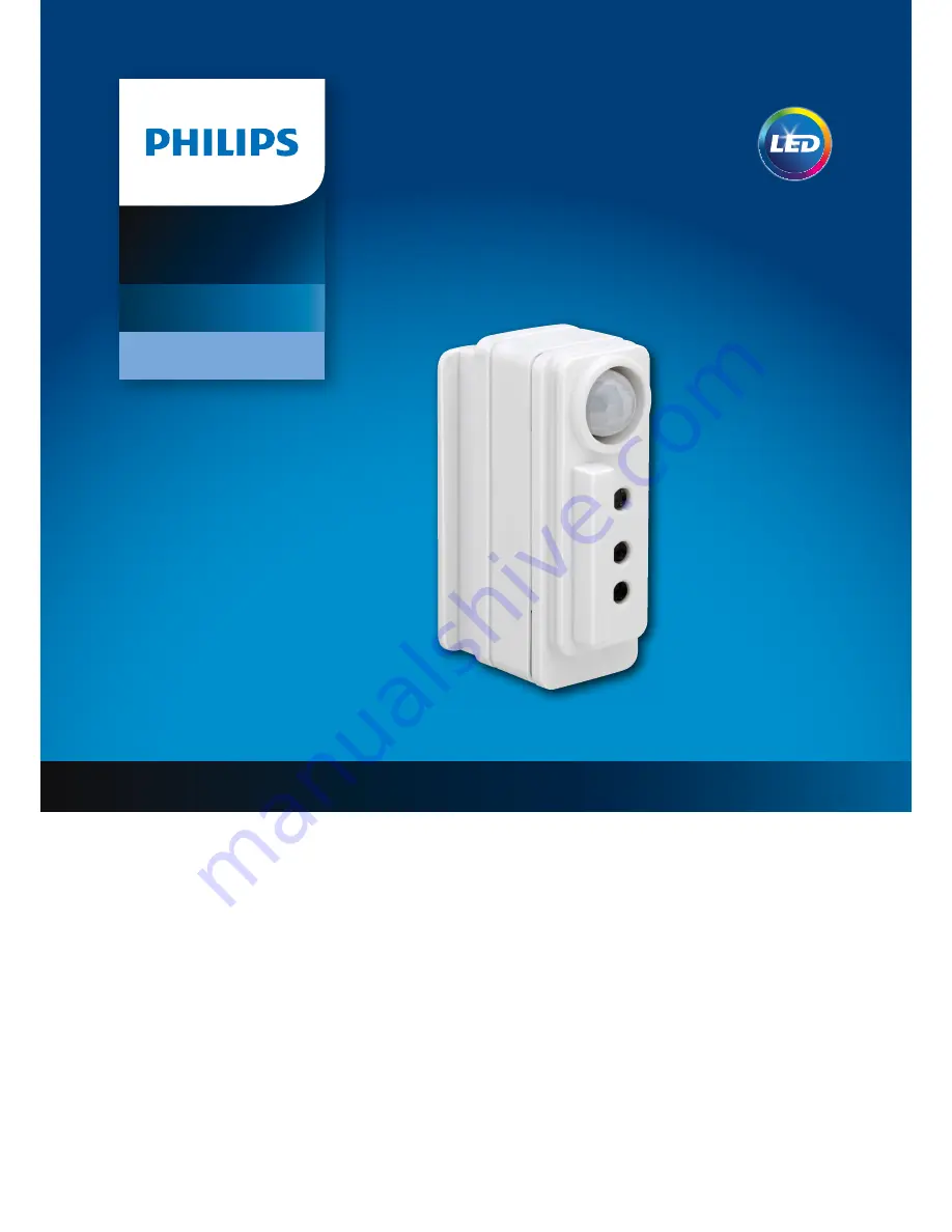 Philips EasySense Скачать руководство пользователя страница 1