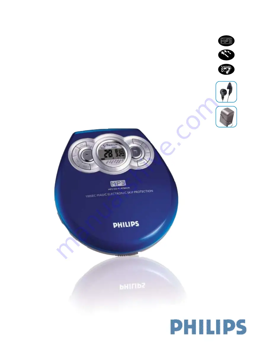 Philips EXP2301 Technical Specifications Download Page 1