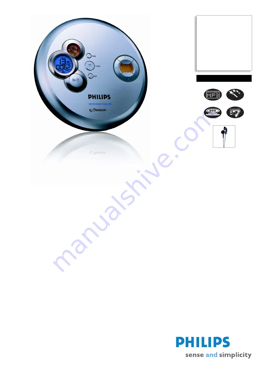 Philips EXP2460 Specifications Download Page 1