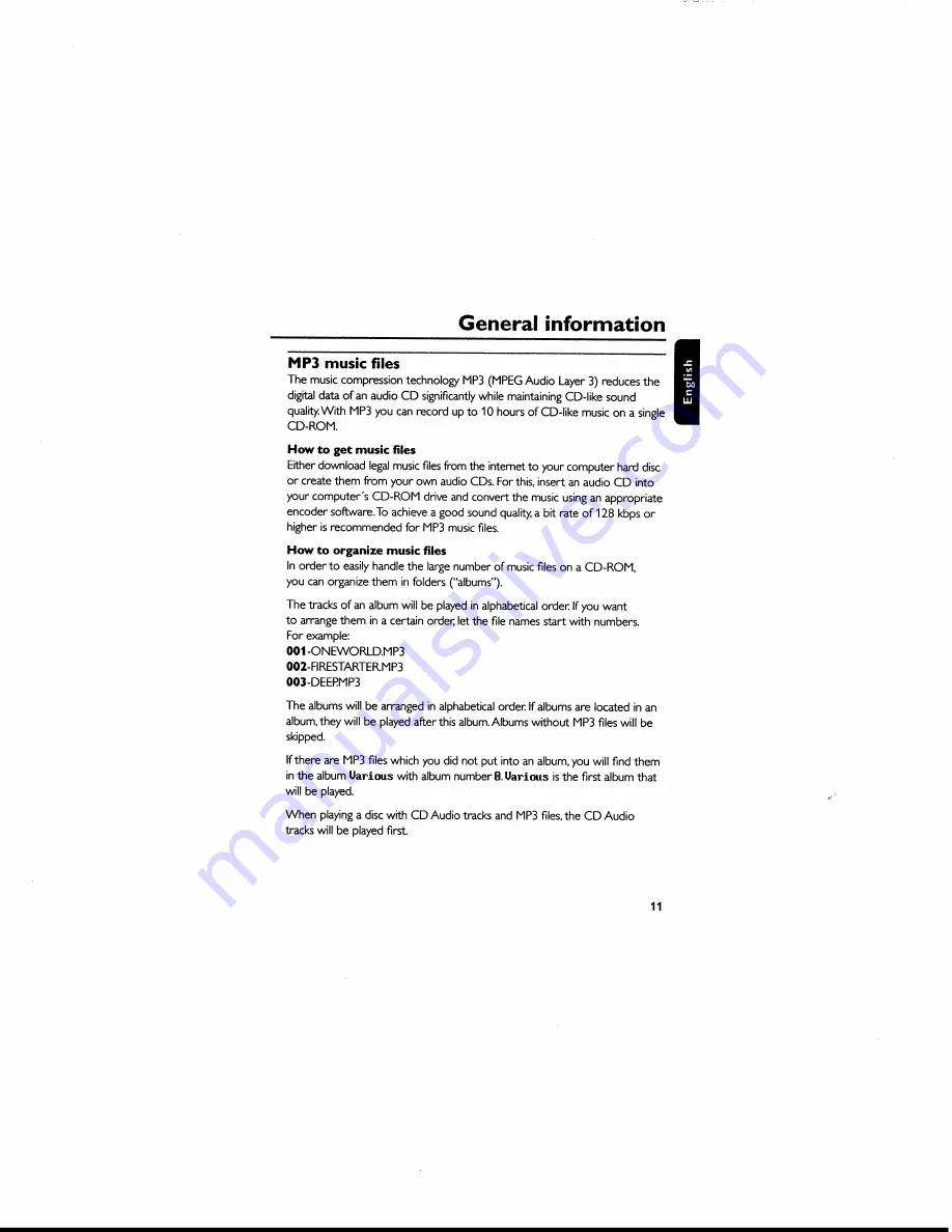 Philips eXpanium eXp 511 Operating Instructions Manual Download Page 11