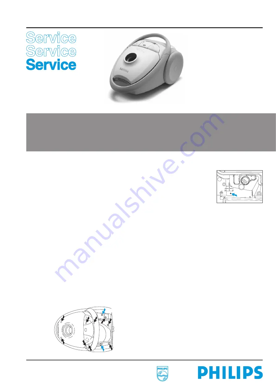 Philips FC 9104 Service Manual Download Page 1