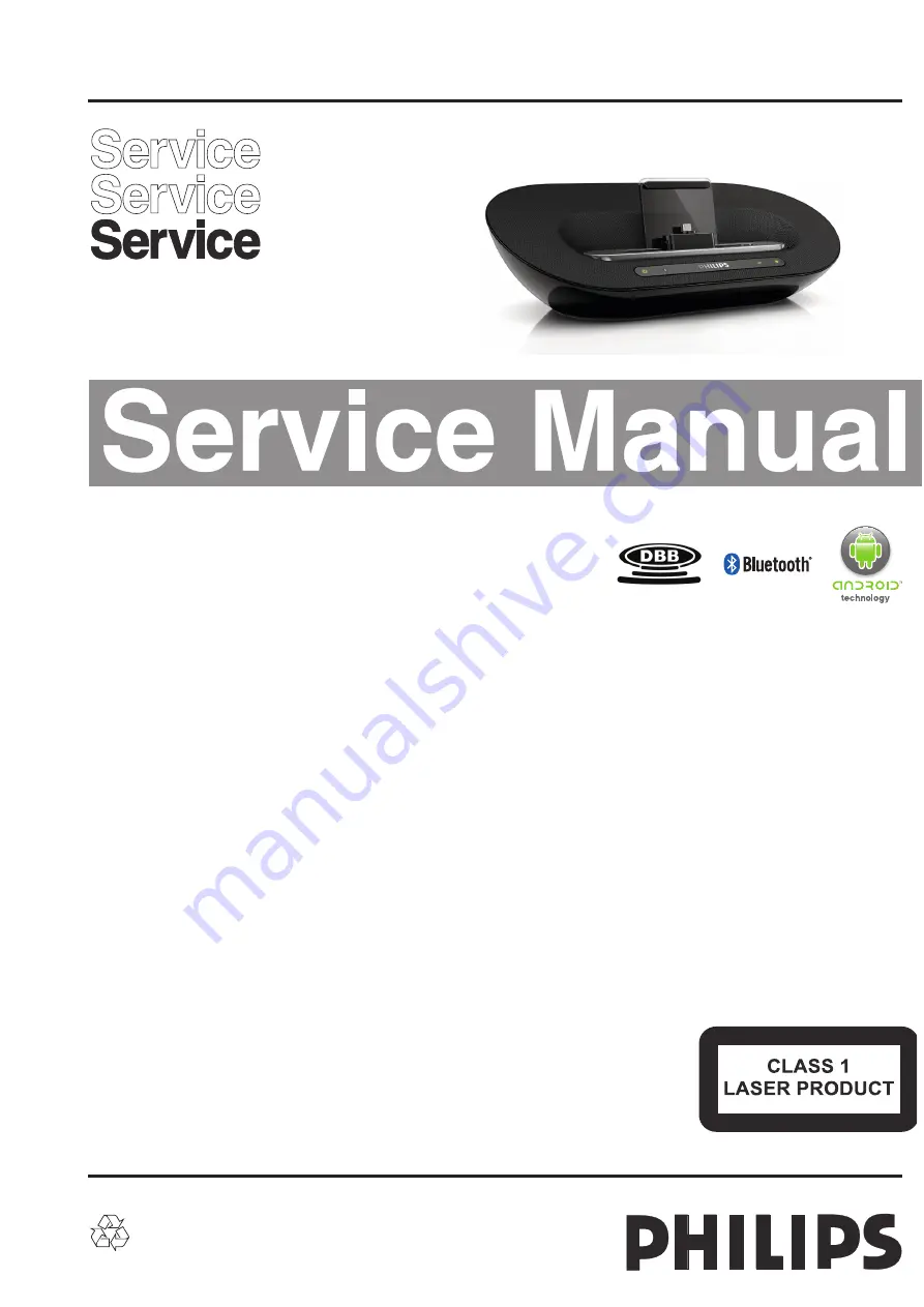 Philips Fidelio AS351 Service Manual Download Page 1