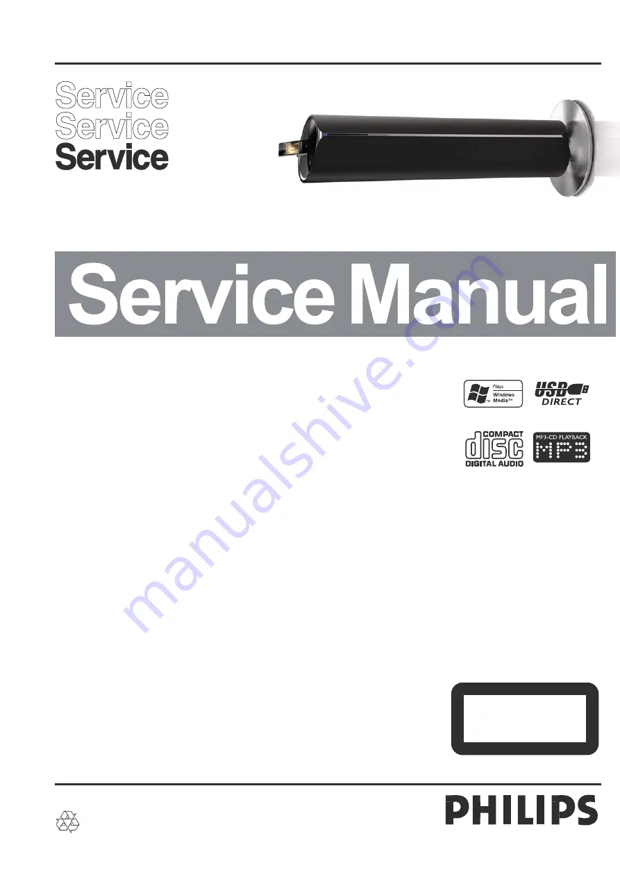 Philips Fidelio DCM5090/10 Service Manual Download Page 1