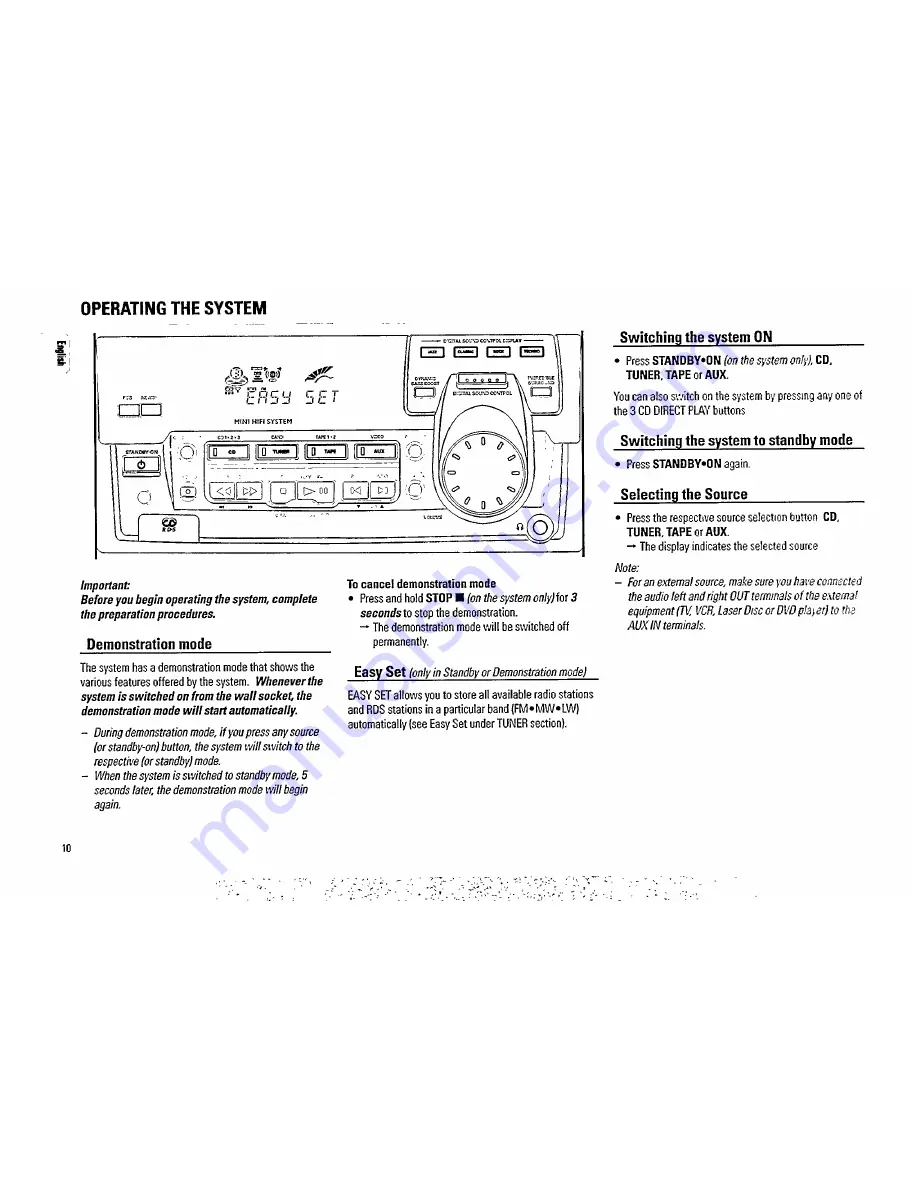 Philips FW 538 Instructions For Use Manual Download Page 10