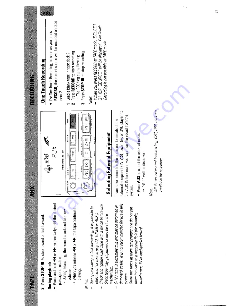 Philips FW 570C User Manual Download Page 21