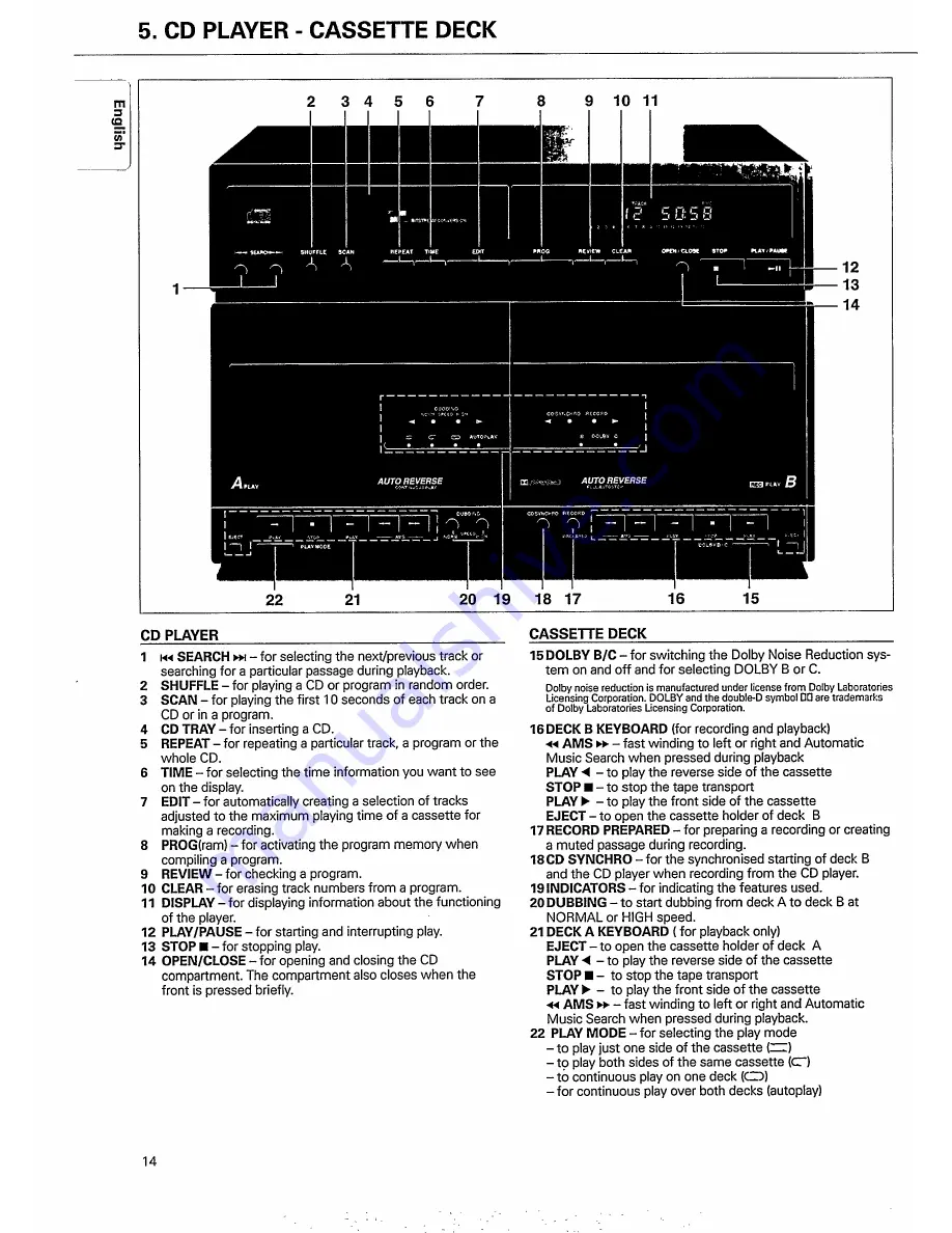 Philips FW 61 Скачать руководство пользователя страница 14