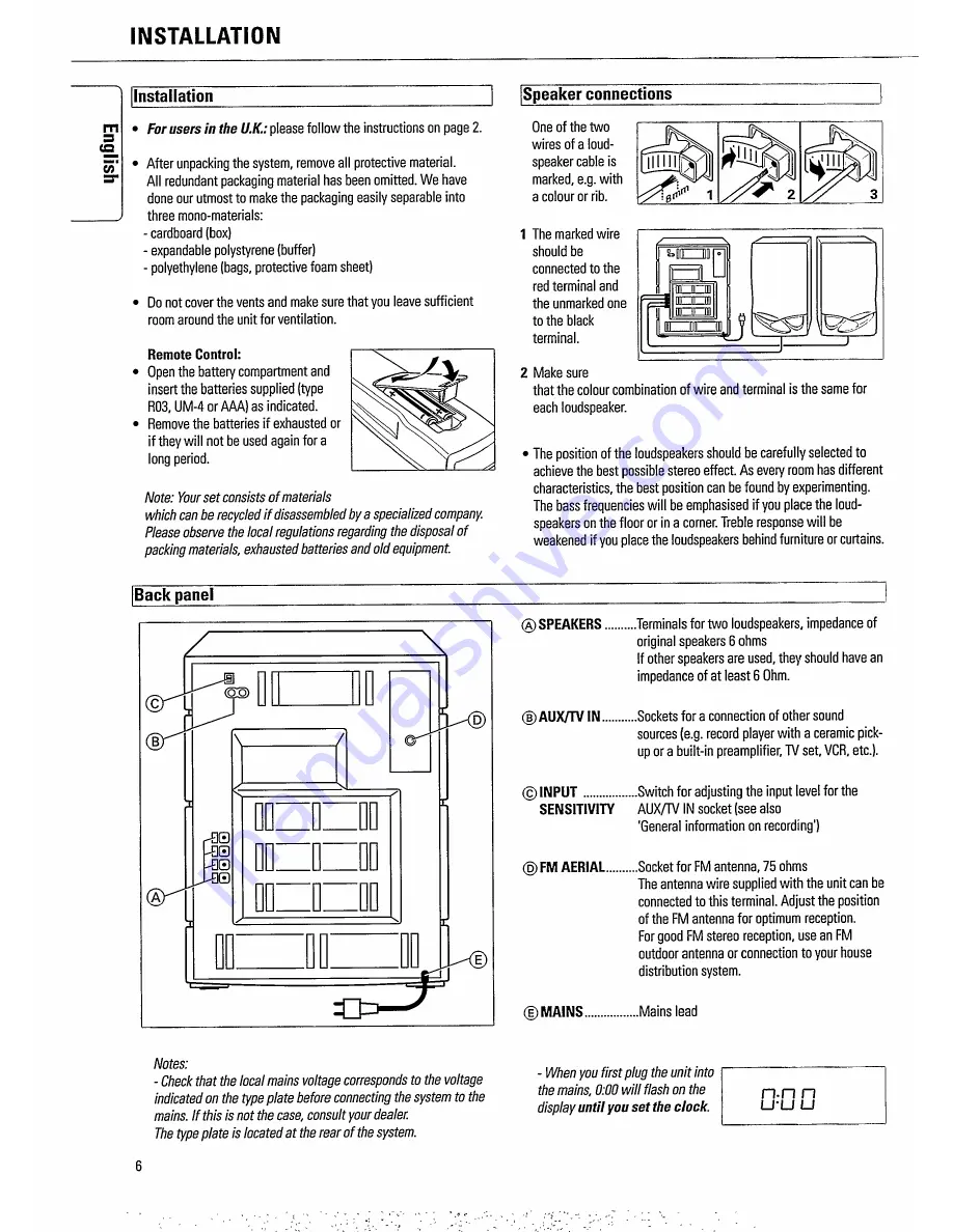 Philips FW 68 User Manual Download Page 8