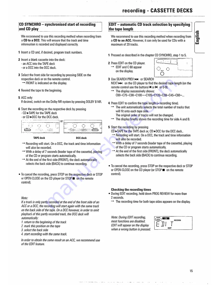 Philips FW 68 User Manual Download Page 17