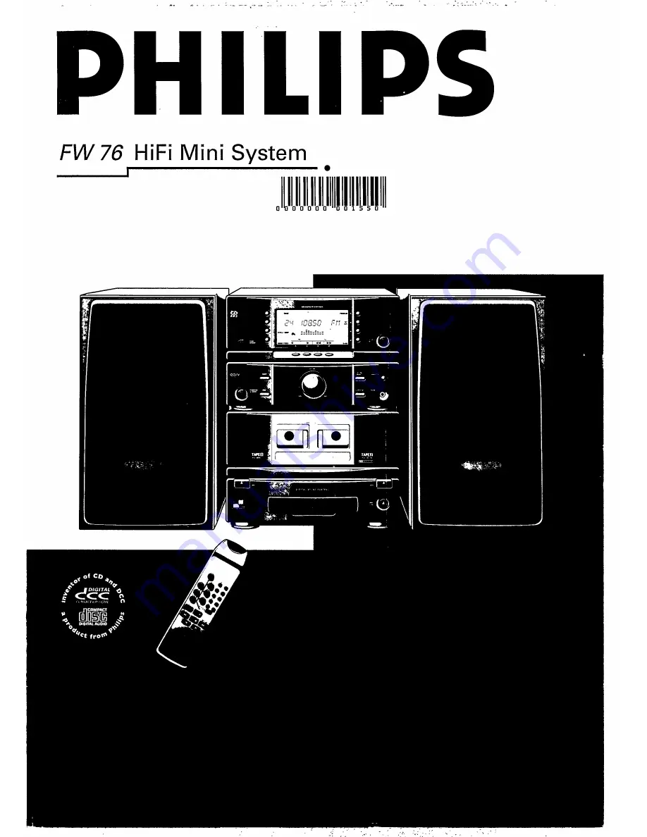 Philips FW 76 Instructions For Use Manual Download Page 1