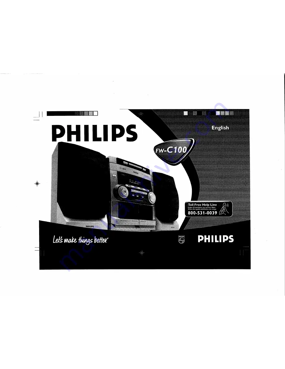 Philips FW-C100 Скачать руководство пользователя страница 1