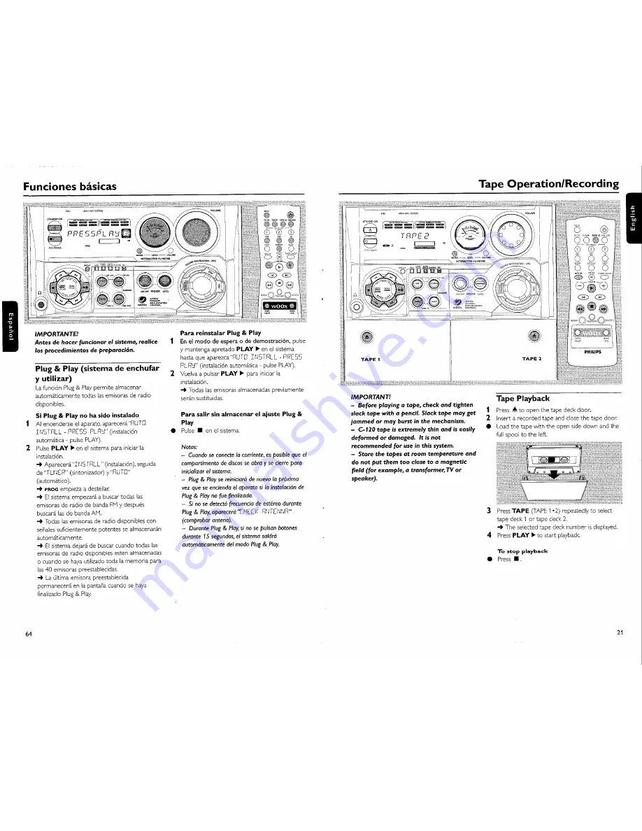 Philips FW-C700 Скачать руководство пользователя страница 31