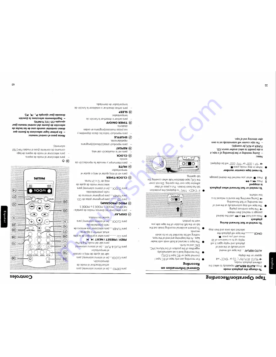 Philips FW-C700 User Manual Download Page 32