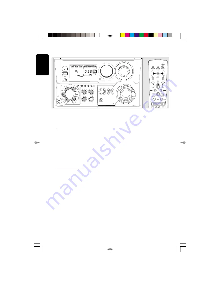 Philips FW C798 Скачать руководство пользователя страница 26