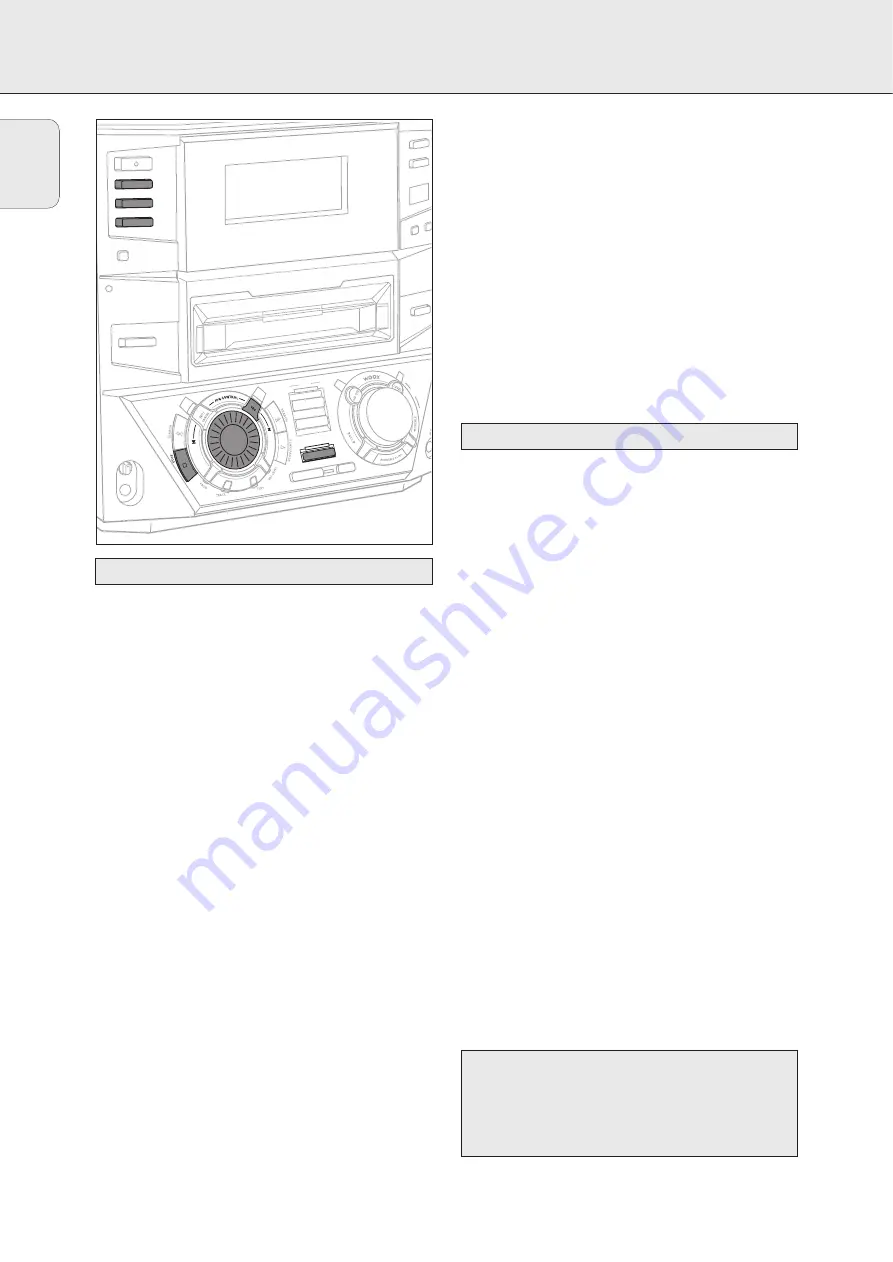 Philips FW-R88 Скачать руководство пользователя страница 18