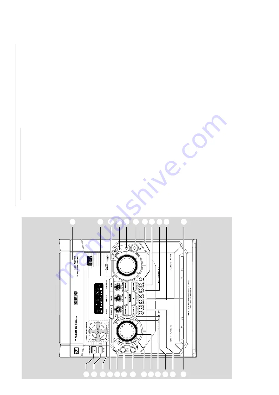 Philips FW-V330/21M Service Manual Download Page 8