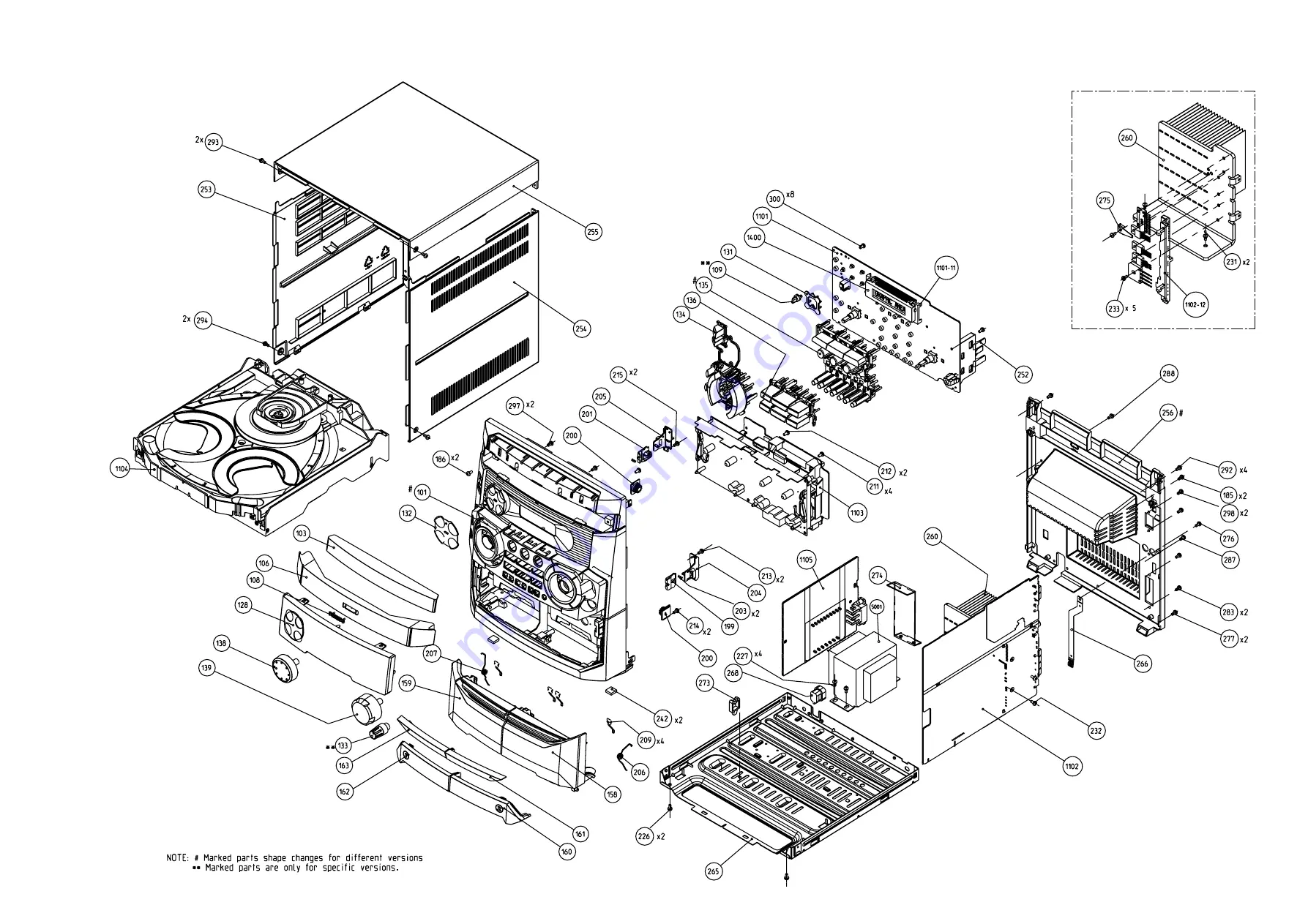 Philips FW-V330/21M Service Manual Download Page 85