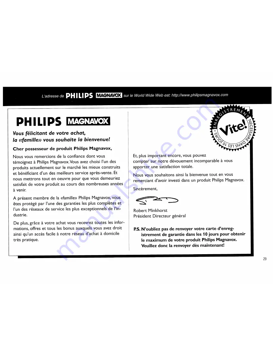 Philips FW320C/37 User Manual Download Page 29