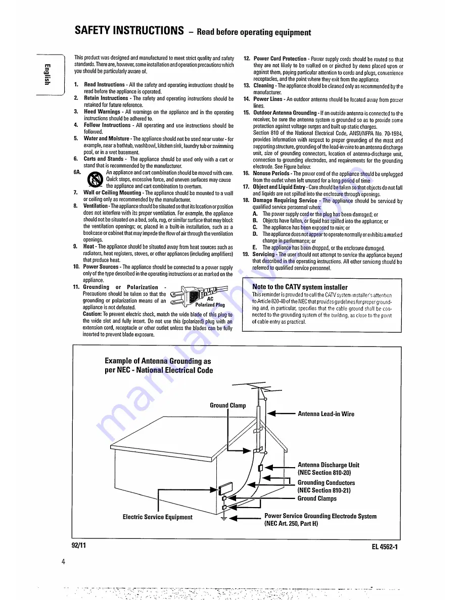 Philips FW340C/37 User Manual Download Page 4