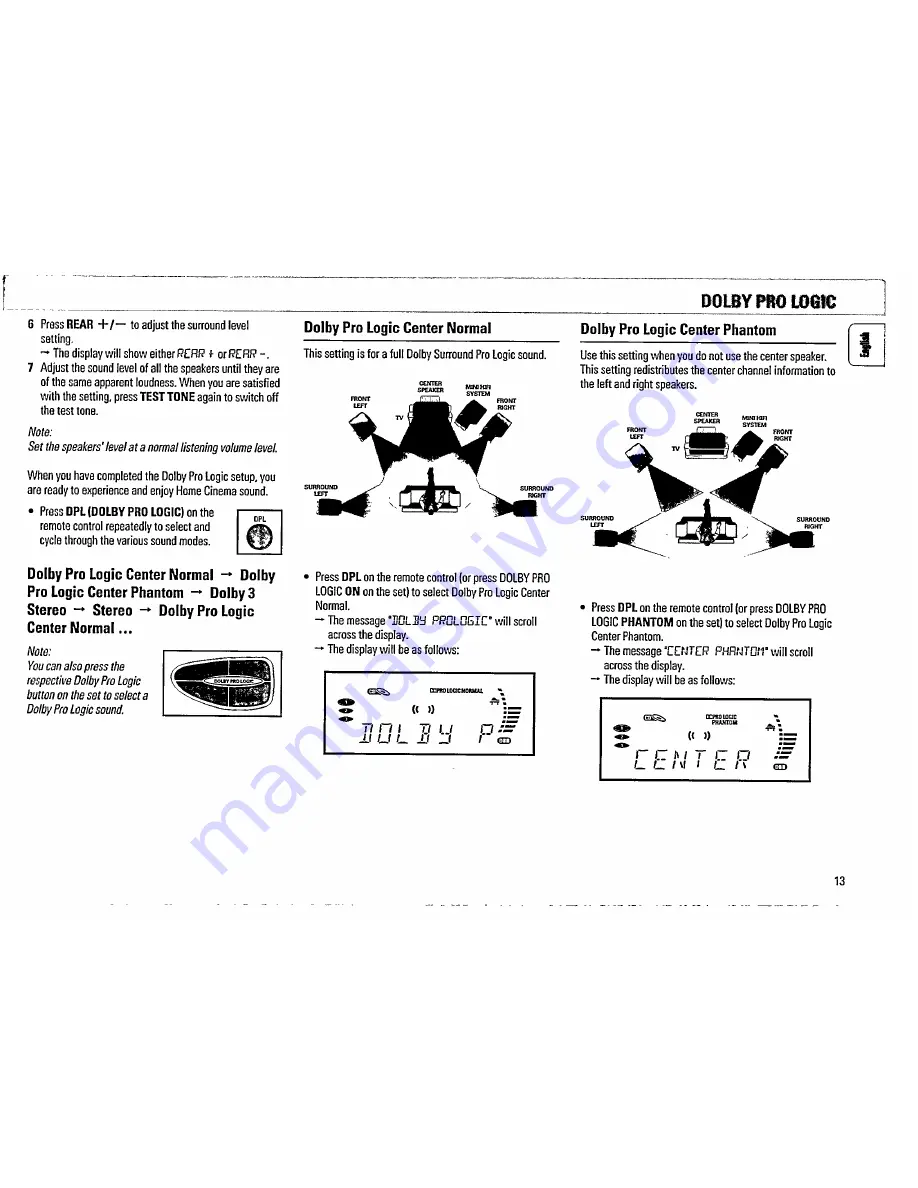 Philips FW375P/22 Owner'S Manual Download Page 13