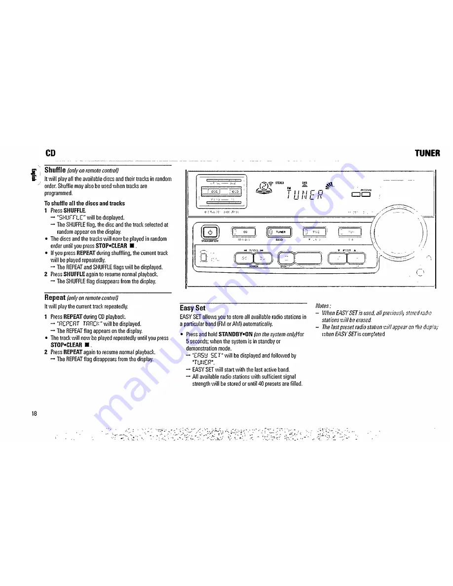 Philips FW380C/19 User Manual Download Page 18