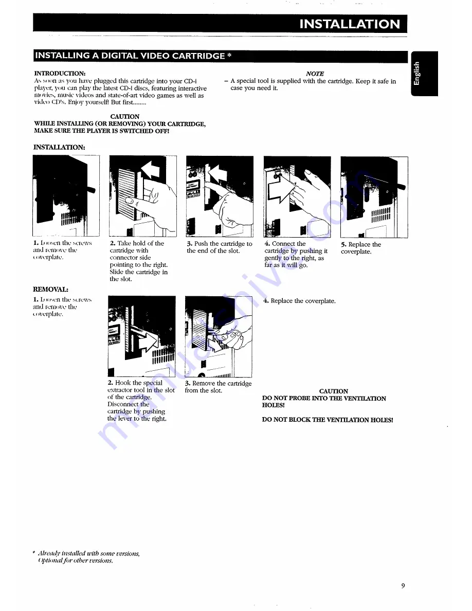 Philips FW380I User Manual Download Page 11