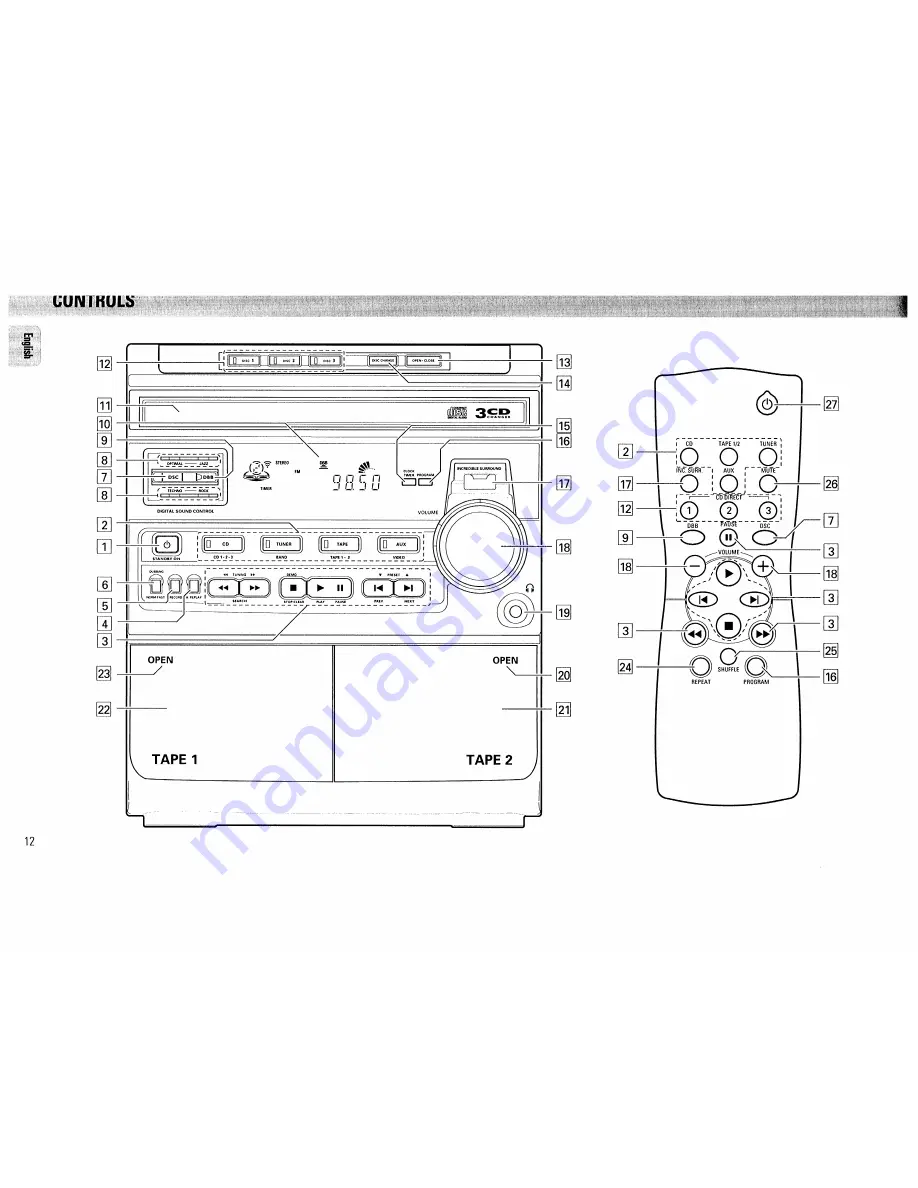 Philips FW390C User Manual Download Page 12