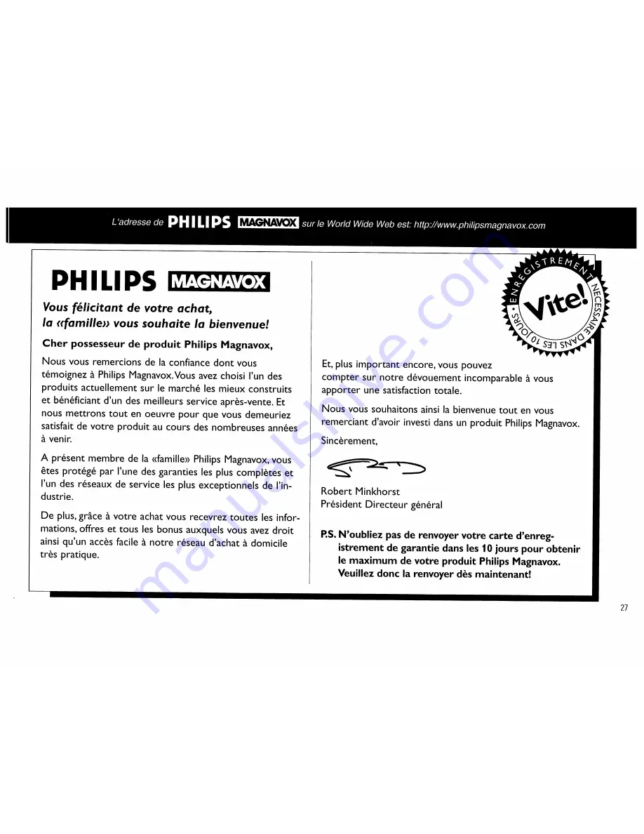 Philips FW390C User Manual Download Page 27