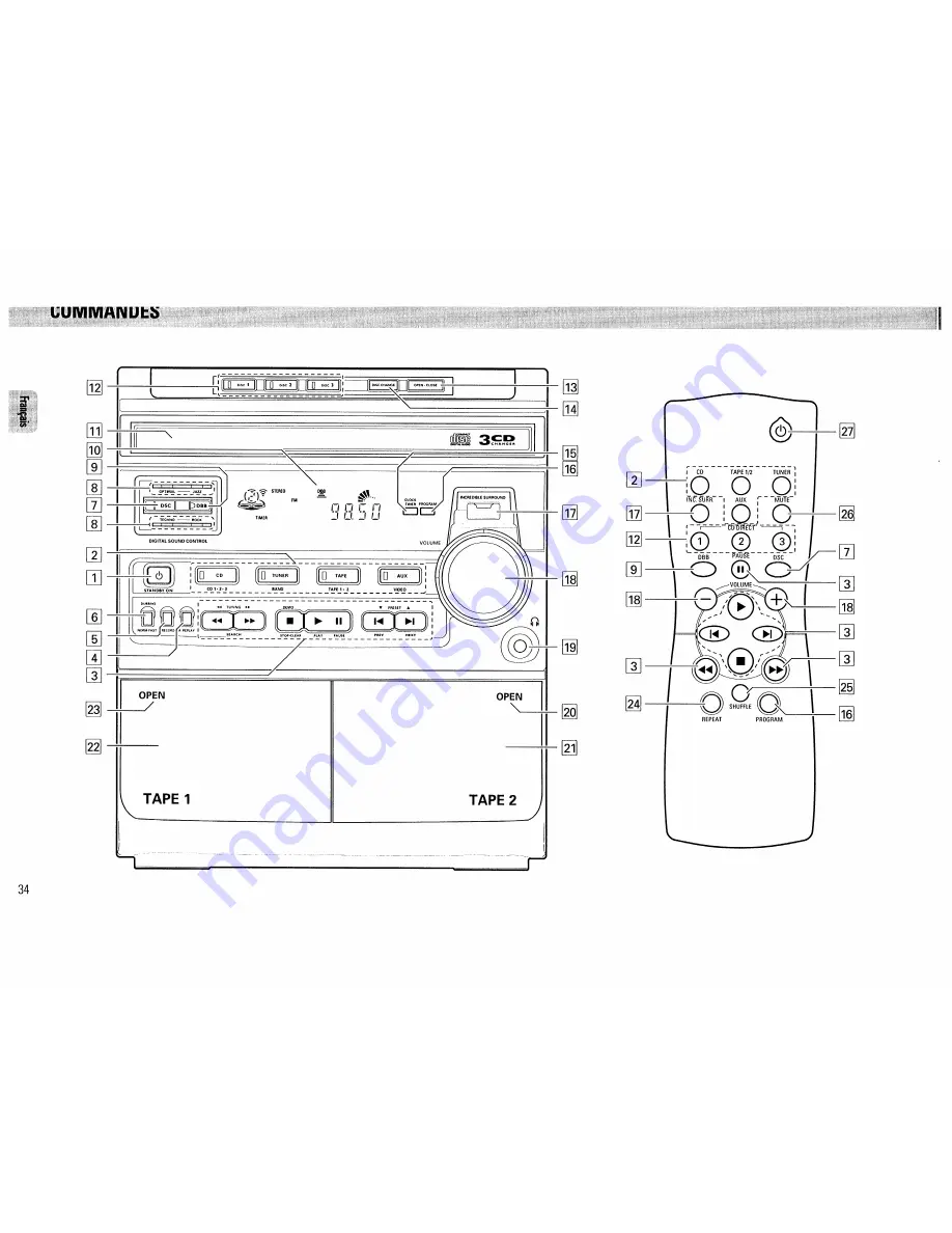 Philips FW390C User Manual Download Page 34