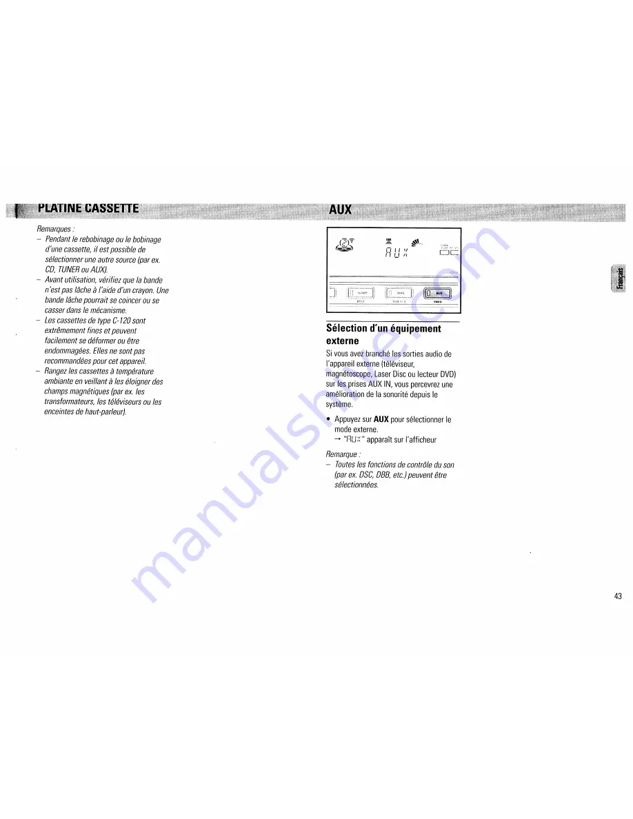 Philips FW390C User Manual Download Page 43