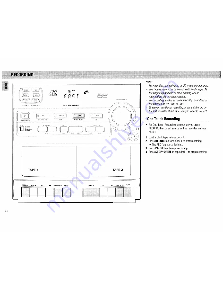 Philips FW560C37 Скачать руководство пользователя страница 24