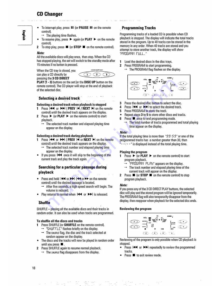 Philips FW750C/21X Owner'S Manual Download Page 18