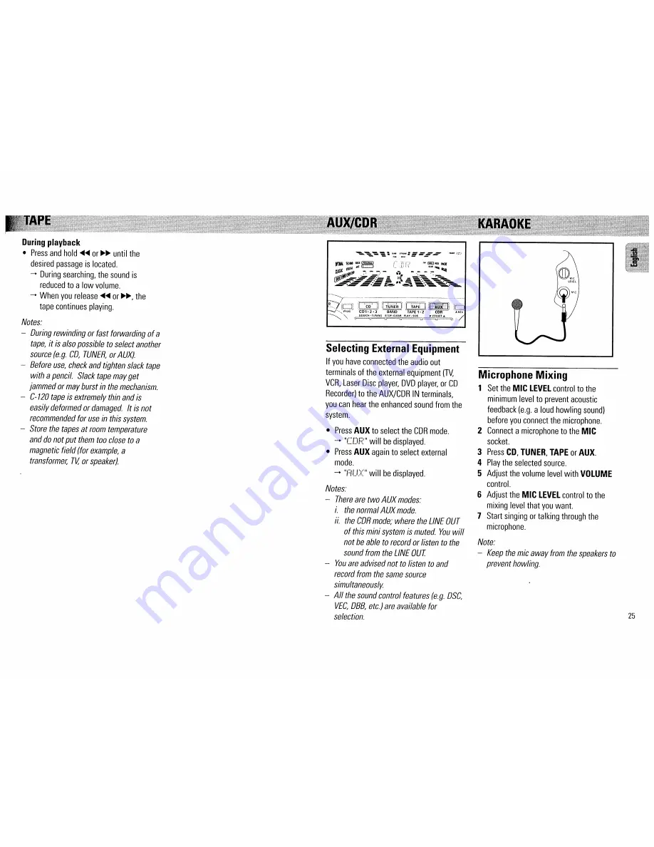 Philips FW890P User Manual Download Page 25