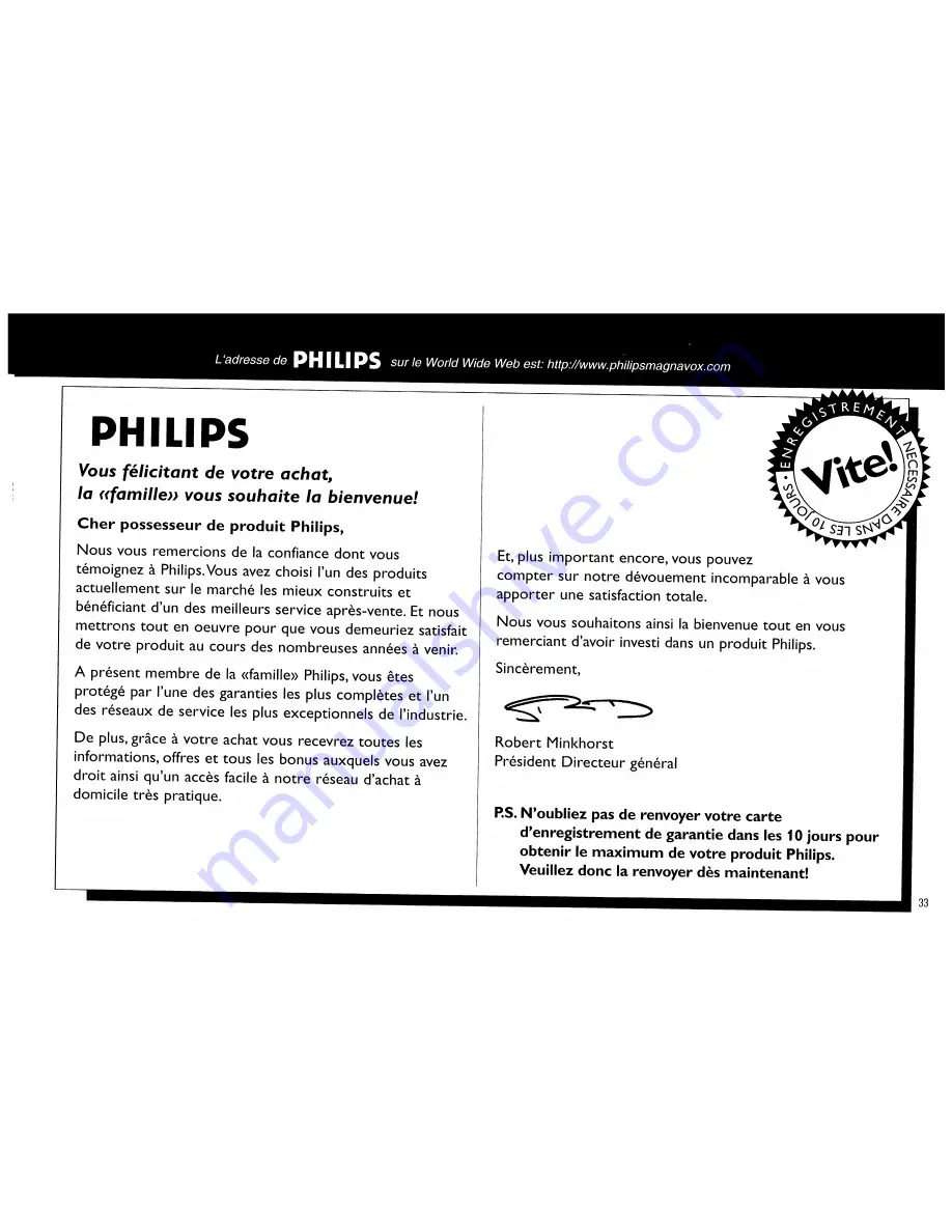 Philips FW890P User Manual Download Page 33