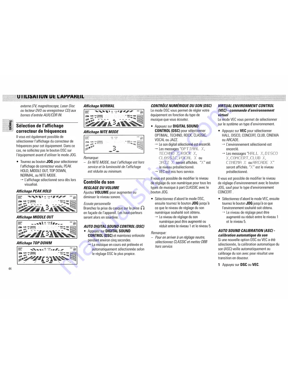 Philips FW890P User Manual Download Page 44