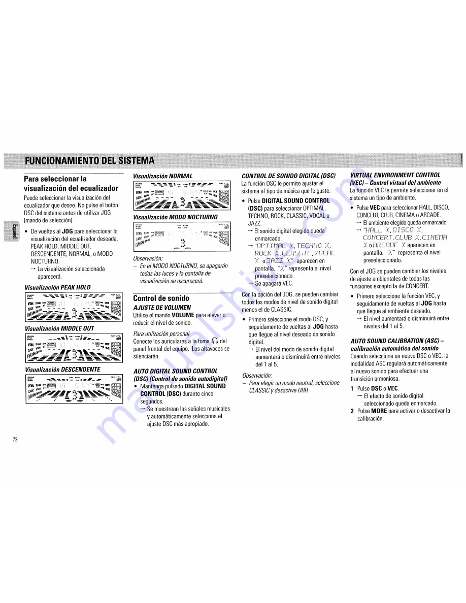 Philips FW890P User Manual Download Page 72