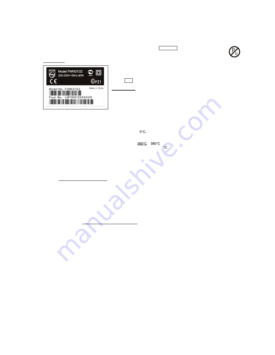 Philips FWD 792 Service Manual Download Page 7