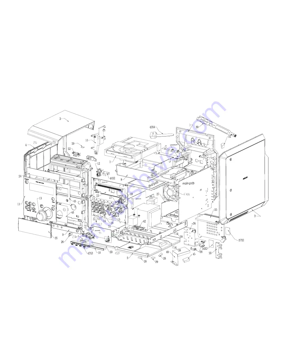 Philips FWD831 Скачать руководство пользователя страница 25