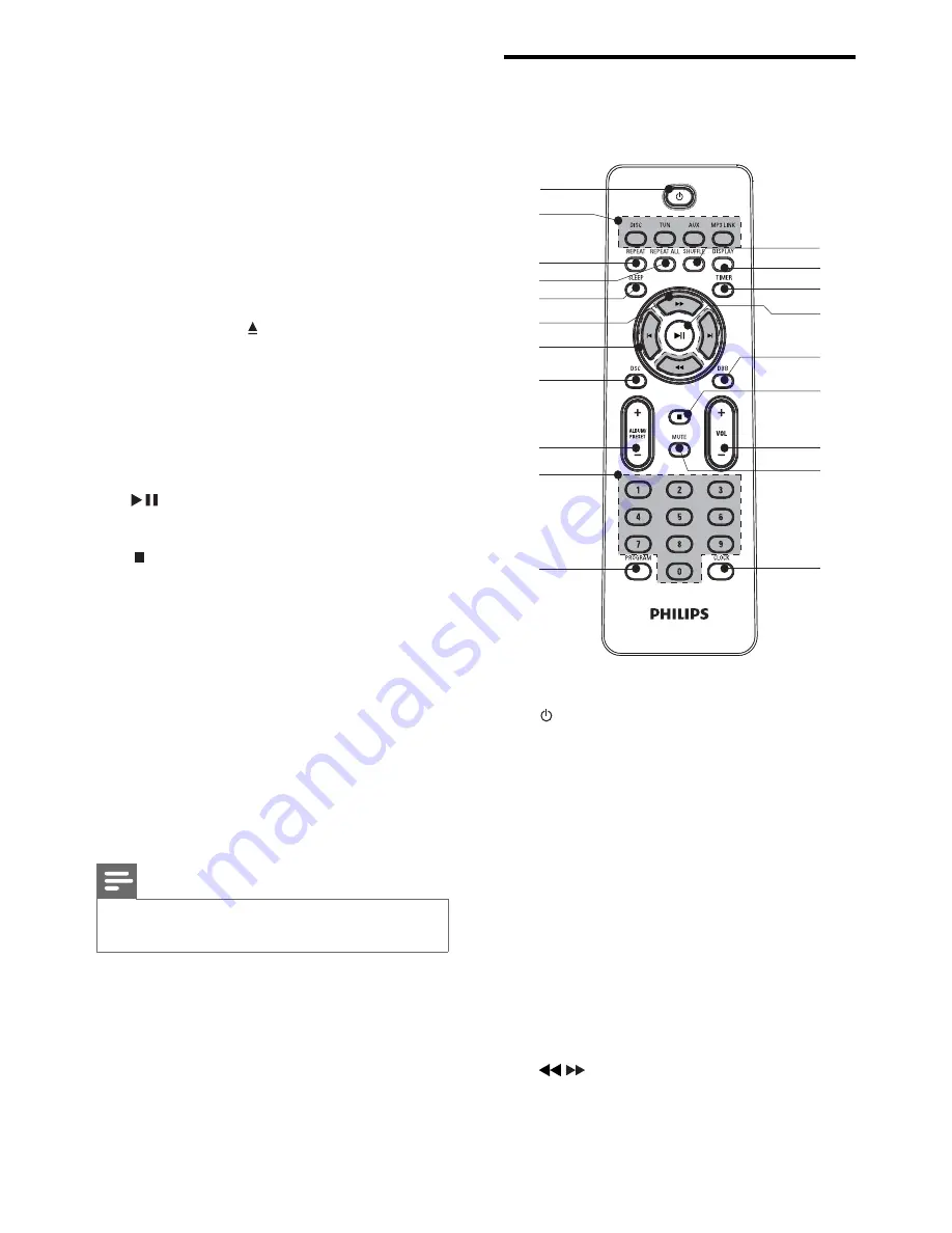 Philips FWM153 User Manual Download Page 8