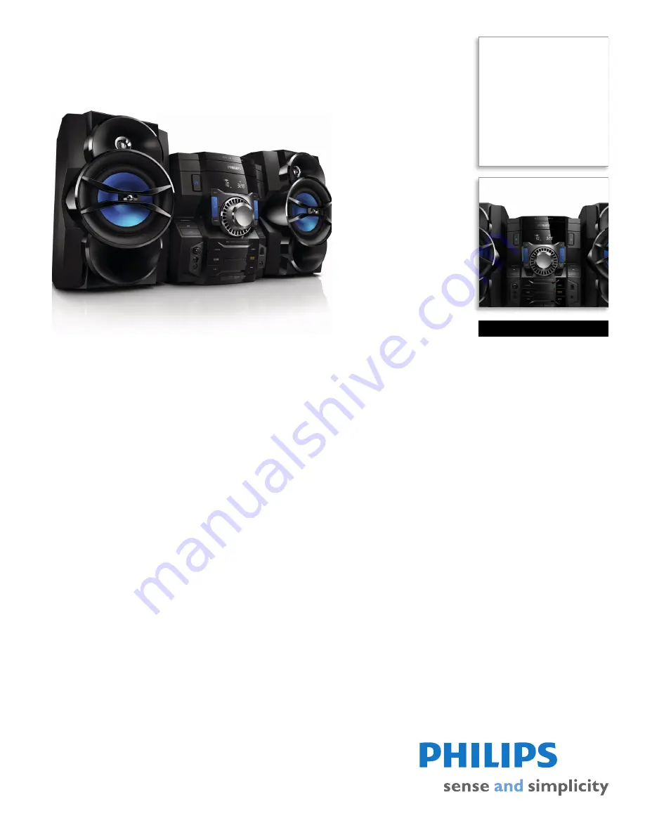 Philips FWM3500 Specifications Download Page 1