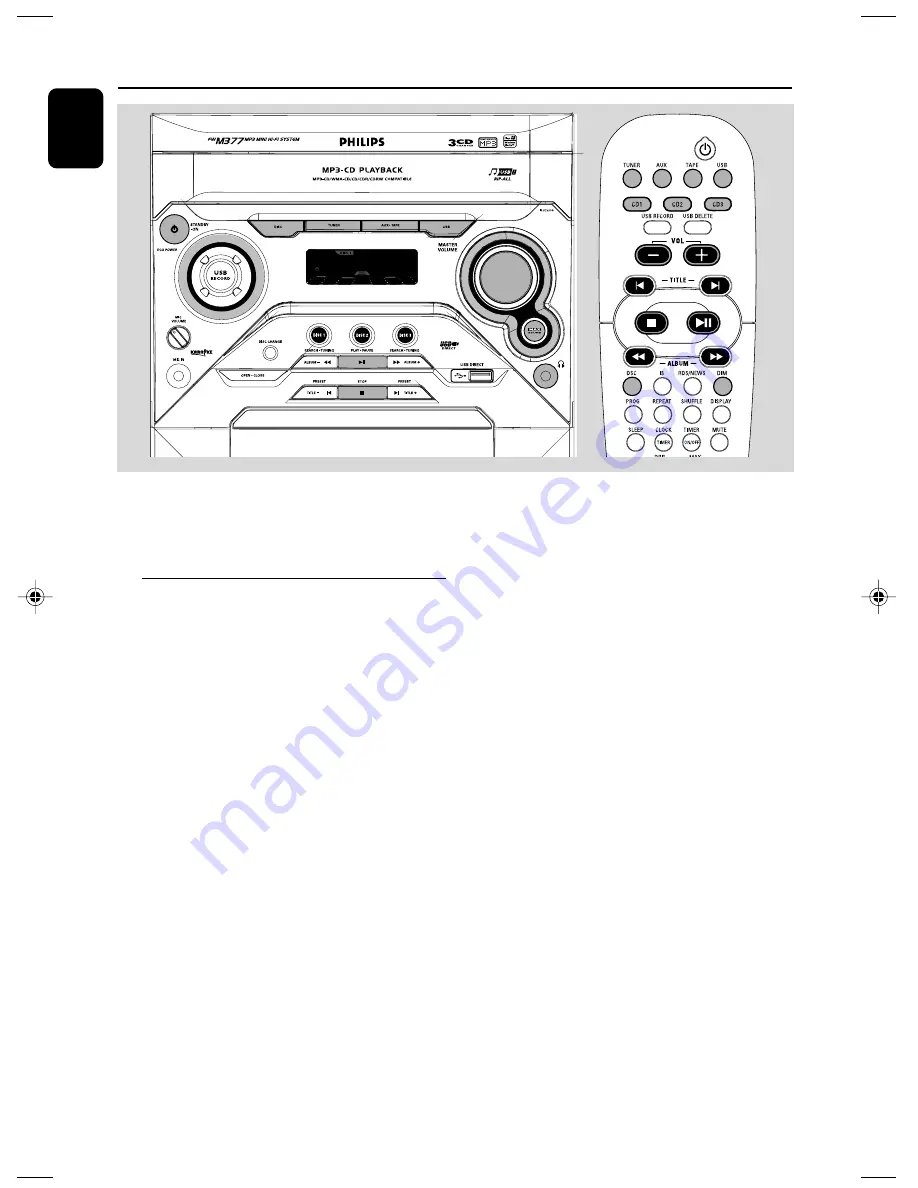 Philips FWM377 User Manual Download Page 14